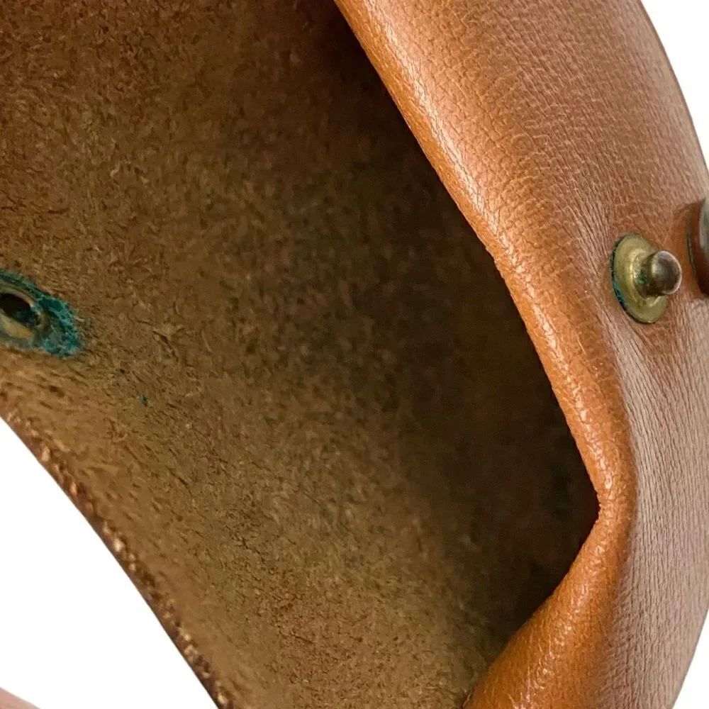 Genuine Cowhide Double Coin Pockets - Picture 7 of 8